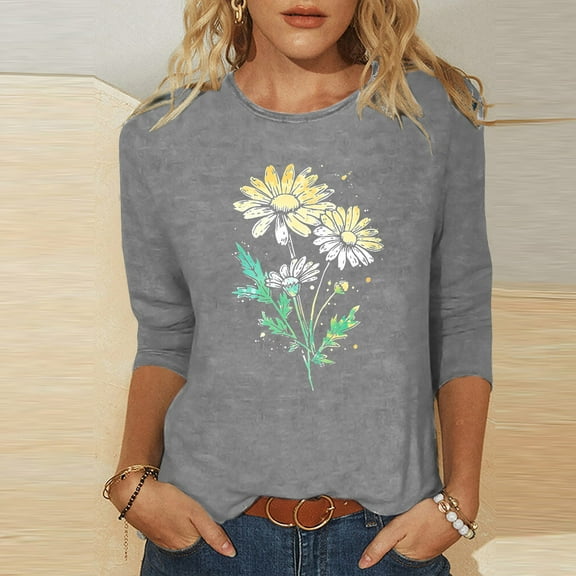 Pohista Cute Tops for Women Going out Shirts for Women Trendy Summer Work Blouses for Women Business Casual Tops for Women 3/4 Sleeve orders placed by me recently