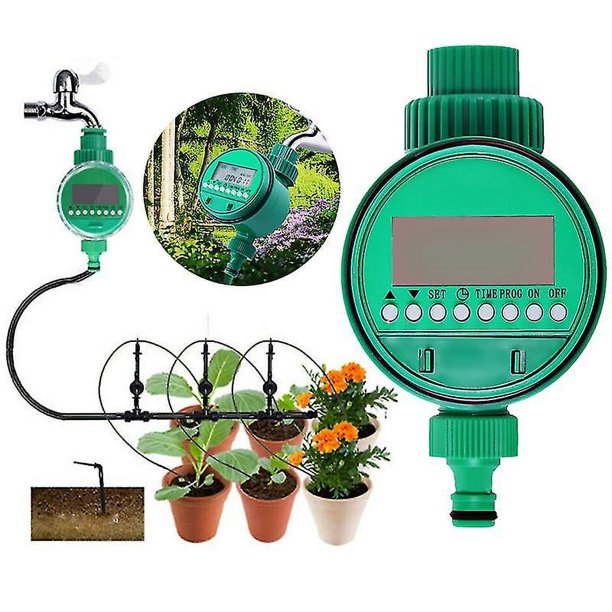 Sistema de riego Por goteo TANGJMXG Temporizador Kit de pulverización para jardín
