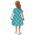 thumbnail image 6 of joogoo Wolf Artistic Girls' Short Sleeve Dress Kids Dresses 7-8T, 6 of 8