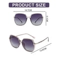 thumbnail image 2 of Gafas de sol poligonales de la moda de las gafas de sol decorativas de la sombrilla de la tendencia de la personalidad, hechas de TR, TAC, 2 of 5