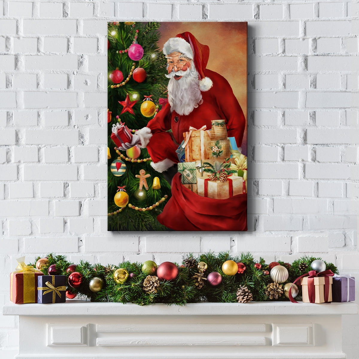 Santa's Presents- Gallery Wrapped Canvas