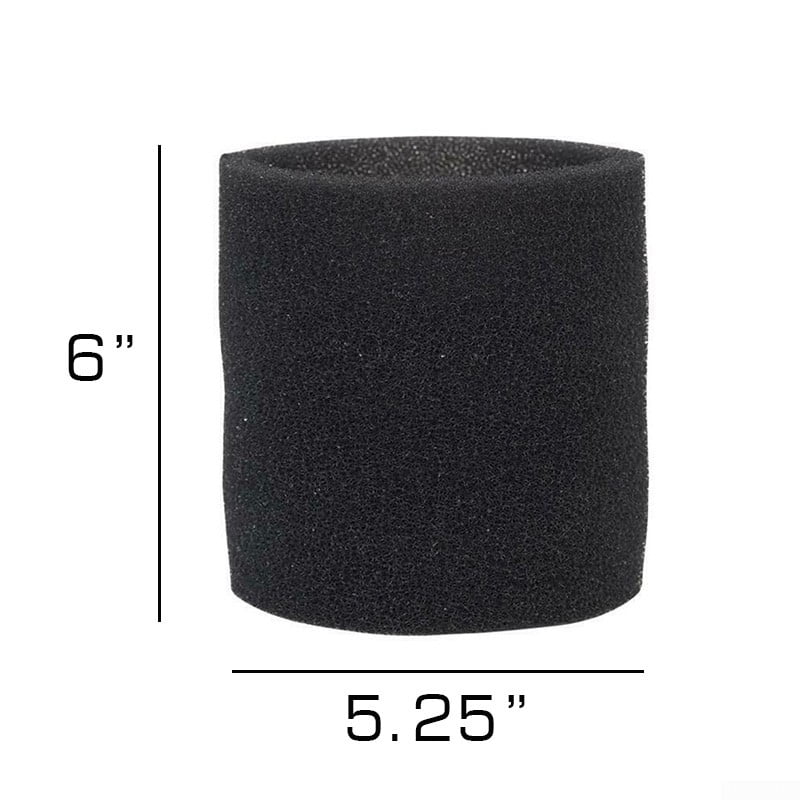1x Black Filter Cotton For Genie And Shop-Vac Wet & Dry  Vacuum Cleaner Parts 