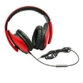 thumbnail image 2 of Auriculares Oblanc OG-AUD63047 NC3 estéreo supraaurales con micrófono, color rojo, 2 of 7