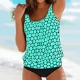 thumbnail image 1 of GZWYHT Bikini Sets for Women Bathing Suit for Women Women High Waisted Bikini Two Swimsuits Swimsuit Two Ruched Bikini Set Tankini Swimsuits for Women Plus Size Bathing Suit for Women Mint Green L, 1 of 5