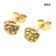 thumbnail image 4 of Pendientes de 5 piezas, aretes redondos, regalos geométricos, accesorios de joyería, cartílago, abalorio de boda a la moda para mujeres y Ropa, zapatos y accesorios Miscelánea alfiler dorado Minnieouse AP009678-04B, 4 of 6