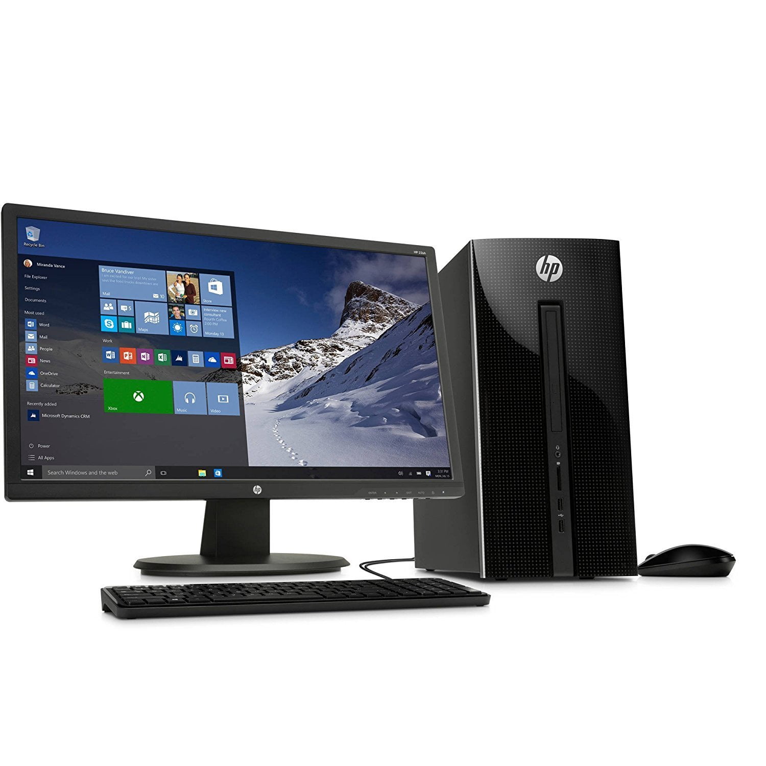 2017 HP Pavilion High Performance Flagship Premium Desktop Computer with 21.5 Inch 1080P Monitor (Intel Quad-Core... by HP