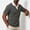 Black, variant on Josdec Men's Fake Two-Piece Polo Shirt Striped Knit Short Sleeve V-Neck Collar Casual Summer Top for Office & Daily Wear M-XXXL