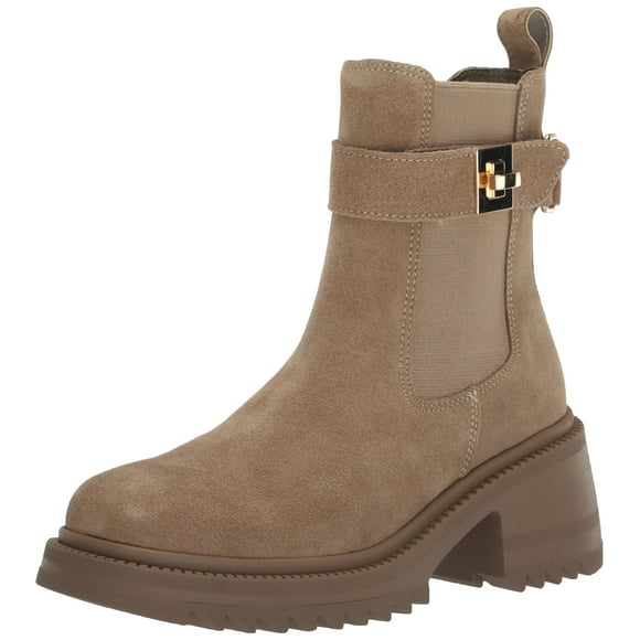 Steve Madden Women's Gates Ankle Boot Tan Suede 7.5