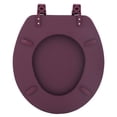 thumbnail image 2 of Fantasia 17 Inch Burgundy Soft Standard Vinyl Toilet Seat, 2 of 6