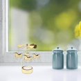 thumbnail image 1 of facefd Christmas Tea Light Rotary Candlesticks Candle Holder Metal Xmas Home Decor Unicorn, 1 of 9