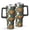 Pioneer Flower Floral-2, variant on 40oz Pioneer Flower Floral Print Pattern Insulated Tumbler with Handle, BPA-Free Leak Proof Lid and Straws, Double Wall Vacuum, Hot 12h/Cold 34h