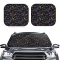 thumbnail image 2 of Yiaed Lavender Flowers Print Car Front Windshield Sun Shade,Foldable Anti-UV Car Sunshade for Front Window for Most Vehicles-Medium, 2 of 5