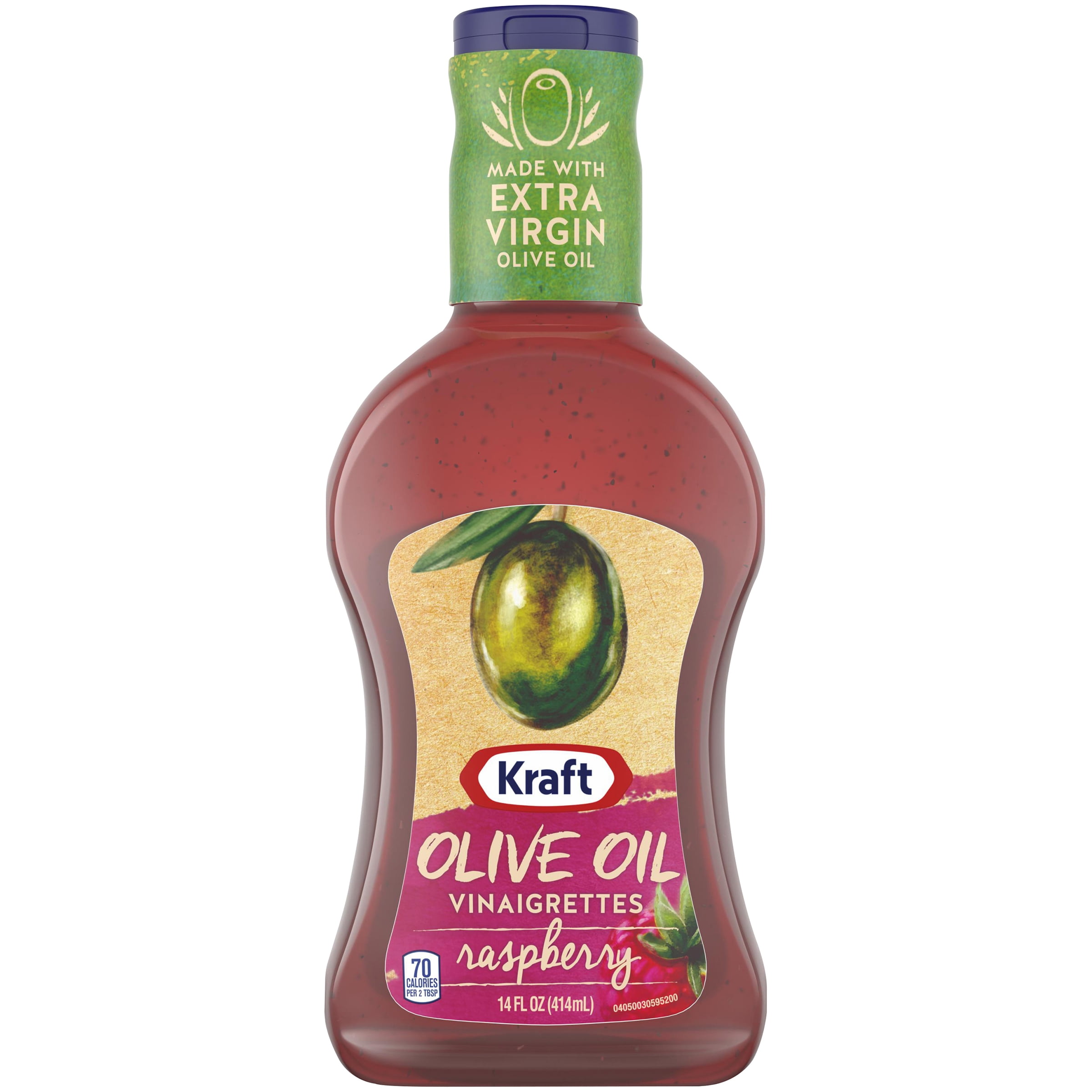 Kraft Olive Oil Vinaigrettes Raspberry Dressing, 14 fl oz Bottle