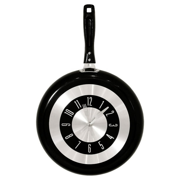 Clock Frying Pan Creative Gifts Kitchen Stylish Wall Hangings Unique