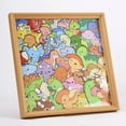 thumbnail image 2 of Wzzjkit Wooden Hand-painteds Jigsaws Puzzle Photo Frame 10ml, 2 of 7