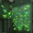 thumbnail image 2 of Pegatinas de pared de dinosaurios luminosos, pegatinas de pared de dinosaurios autoadhesivas para habitaciones infantiles, pegatinas de luz de dinosaurio, pegatinas de pared, dinosaurios, dinosaurios, 2 of 5
