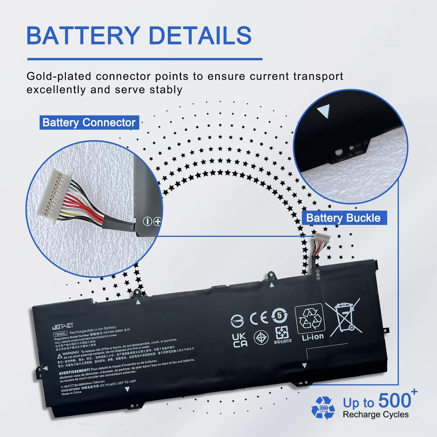 JOTACT YB06XL 928427-271 y for HP Spectre x360 Convertible