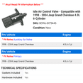thumbnail image 2 of Idle Air Control Valve - Compatible with 1998 - 2004 Jeep Grand Cherokee 4.0L 6-Cylinder 1999 2000 2001 2002 2003, 2 of 2