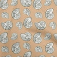 thumbnail image 1 of oneOone Cotton Poplin Tan Fabric Nautical Sewing Material Print Fabric By The Yard 42 Inch Wide, 1 of 6