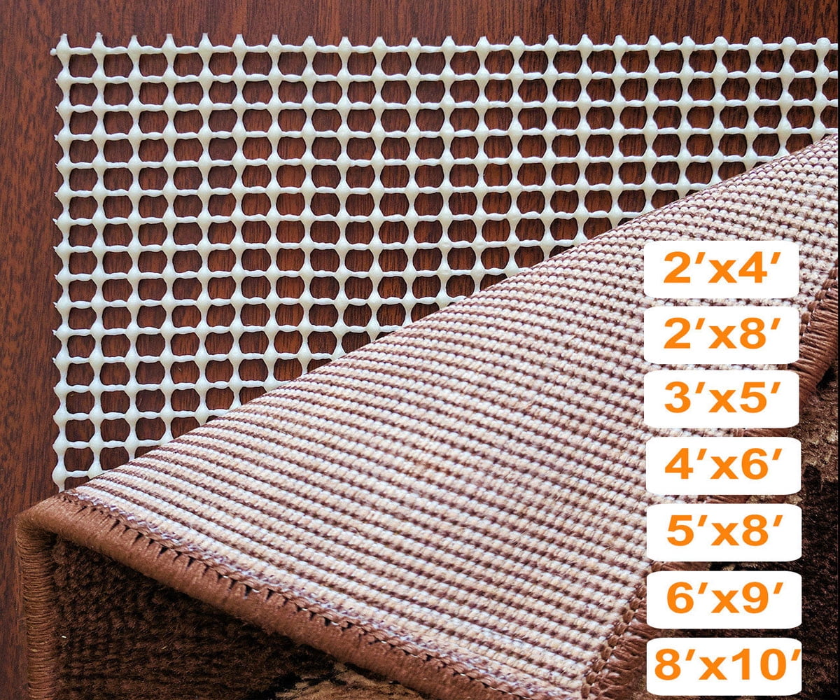 Brand New High Quality 100% Rubber Grid Non-Slip Rug Pad All Sizes Available 