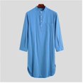 thumbnail image 1 of Grande Kurta Longue en Polyester pour Hommes Modèle Indien Traditionnel 60 Multicolore, 1 of 9