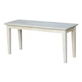thumbnail image 1 of International Concepts BE-39 Shaker Style Bench, Unfinished, 1 of 4