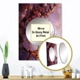 thumbnail image 3 of Designart "Marble Agate River in Pink and Gold I" Marble Mirror Wall Decor - Modern Gold Abstract Large Printed Mirror Wall Decor For Bedroom - 32" x 24" Inch, 3 of 5