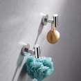 thumbnail image 4 of Soporte de pared Miyili para abrigos y batas para baño y lavabo, paquete de 2, 4 of 8