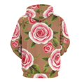 thumbnail image 3 of Pink Rose Pattern(3) Men's Women New Sweatshirt Hoodie Men's Plus Size Sweatshirt Hooded Sweatshirt 3d Printed Street Men's Cloth, 3 of 6