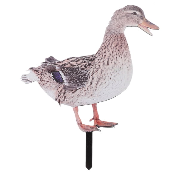 Nestingho De Patio Con Stake Acrílico De Pato Multicolor Para Adornar