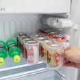 thumbnail image 2 of 2 Pcs Kitchen Refrigerator Storage Box 5 Holes Beer Beverage Organizer Space-saving Case Storage Containers Kitchen Accessories, 2 of 8
