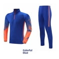 thumbnail image 3 of Chaqueta deportiva de fútbol de manga larga para otoño e invierno, para adultos y niños, ropa de entrenamiento, impresión personalizable, 3 of 5