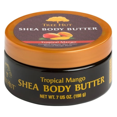 hut tree body butter shea mango ounce almond tropical oz pack honey brazilian lotion nut moisturizing walmart