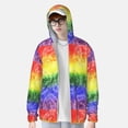 thumbnail image 2 of Easygdp Colorful Tie Dye Lightweight Long Sleeve Sun Shirt Sports long-Sleeved Sun Protective Clothing, Quick Drying Breathable-XX-Large, 2 of 7