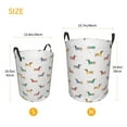 thumbnail image 4 of Uemuo Dachshund Dog Puppy Pattern Circular Laundry Hamper Basket with handles,Collapsible laundry basket,Large capacity laundry hamper,Laundry Organizer-Medium, 4 of 8