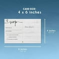 thumbnail image 4 of 60 Pack RSVP Postcards for Wedding, Rehearsal Dinner, Bridal Shower, Birthday Party with Mailing Side (4x6 In), 4 of 9