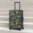 thumbnail image 6 of Disketp Flamingos And Palm Leaves Elastic Travel Luggage Cover Travel Suitcase Protective Cover For Trunk Case Apply To 18''-32'' Suitcase Cover-Large, 6 of 7