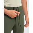 thumbnail image 5 of Pantalones Joggers CRZ YOGA 30" con Elasticidad 4 Vías Verde Oliva Oscuro, 5 of 5