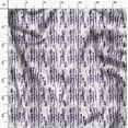 thumbnail image 3 of Soimoi Floral Print, Silk Fabric, Decor Sewing Fabric by The Yard 42 Inch Wide,Decorative Fabric for Shirts Suits Ties, Purple & White, 3 of 6