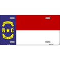 thumbnail image 1 of North Carolina State Flag Metal License Plate, 1 of 2