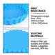thumbnail image 5 of 8 Pcs Silicone Cake Pans, Non-Stick Round Pie Moulds, Round Fluted Flan Baking Molds for Muffin, Qu, 5 of 5