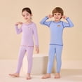 thumbnail image 5 of Mercatoo 2 Set Boys Thermal Underwear Sets Kids Double-Sided Fleece Lined Long J𝐨h𝐧s Base Layer Top and Bottom for Cold Weather, 5 of 5