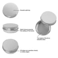 thumbnail image 5 of 48 Pack 2 Oz Metal Round Tins Aluminum Tin Cans Containers With Screw Lid For Salve, Spices Or Candies, 5 of 5