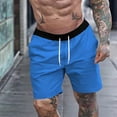 thumbnail image 1 of Augper Men's Beachwear Summer Thin Quick Drying Swimming Trunks Casual Fit Five Part Sports Shorts Pants, 1 of 8