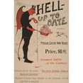thumbnail image 3 of Art Young 17x24 Black Modern Framed Museum Art Print Titled - Hell - Up to Date (1893), 3 of 5
