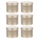 thumbnail image 2 of Square Aluminum Tea Canister For General Users 6Pcs Mini Refillable Storage Holders, 2 of 2