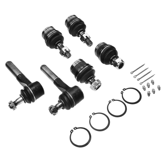A-Premium 6Pcs Front Suspension Kit Outer Tie Rod End Ball Joint Compatible with Ford F-150 1980-1993 Bronco 1980-1996