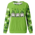 thumbnail image 5 of Aoochasliy Pullover for Women Clothes Ladies St. Patrick's Day Casual Printed Loose Long Sleeve Blouse Round Neck Casual Tops Sweatershirt, 5 of 5