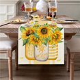 thumbnail image 2 of Boovnll Table Cloth, Summer and Autumns Sunflower Prints Decorate Linen Tablecloths, Table Cloth Rectangle Table, Tablecloth, Tablecloths, 2 of 5
