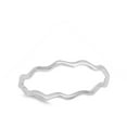 thumbnail image 4 of CHOOSE YOUR COLOR Thin Wave Eternity Stackable Ring .925 Sterling Silver Thumb Band Jewelry Female Size 10, 4 of 4